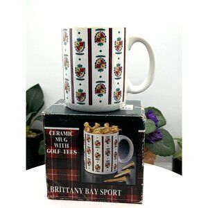 Brittany Bay Sport Ceramic Mug With Golf Tees